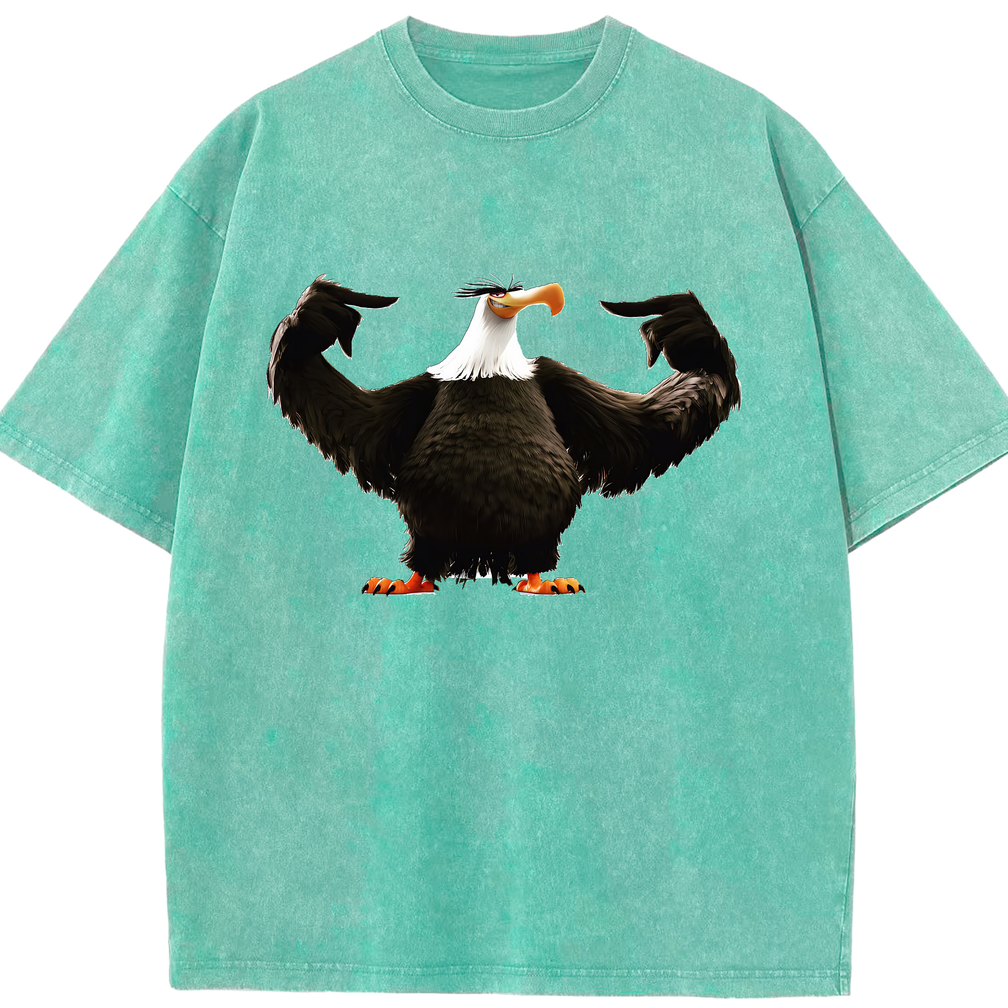 （画像用） Angry Birds アングリーバード 綿100% ヴィンテージ風 半袖Tシャツ（フロントプリント）